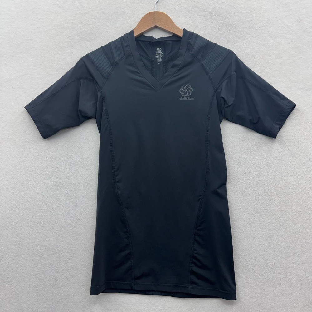 Intelliskin Men’s XL Stand Tall Foundation Tee Black Tight
